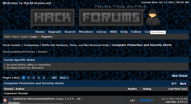 hackerare forum