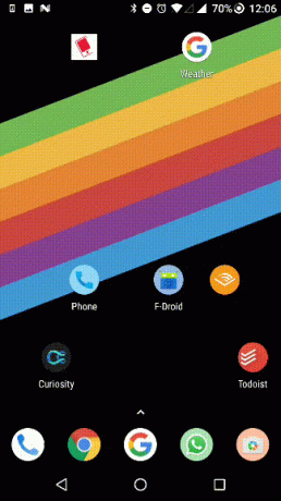 Pagina Google Now di Nova Launcher