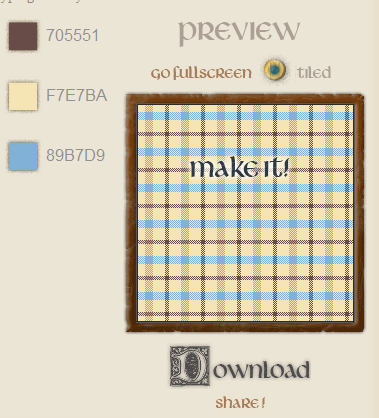 TartanMaker: immagine Tart56 Pattern Maker online thumb56