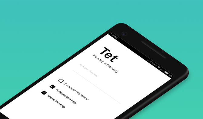 Tet è un'app per le prestazioni di produttività che elimina le cose da fare