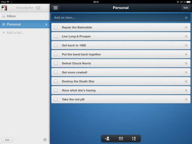 Wunderlist è un'alternativa irresistibile ai semplici vecchi promemoria iOS wunderlist5