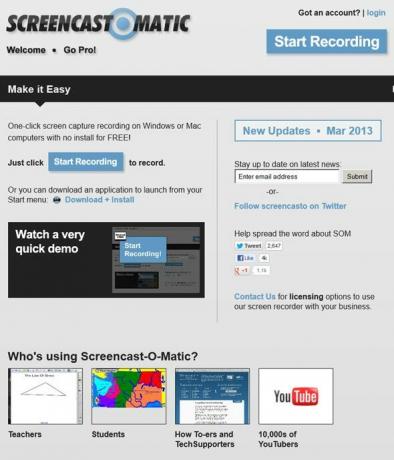 Screencast-O-Matic: screencastomatic software screencast online