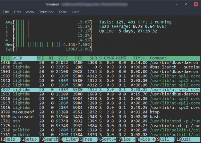 htop task manager sostituisce top