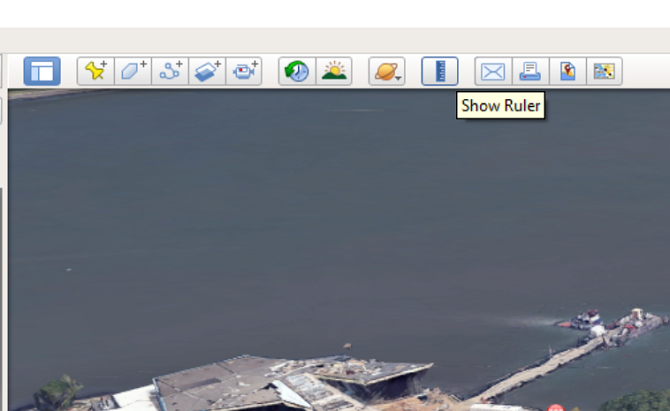mostra righello google earth pro