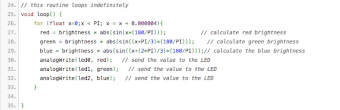 Come costruire un turbinio di colore della lampada Mood Companion Cube (For Absolute Arduino Beginners)