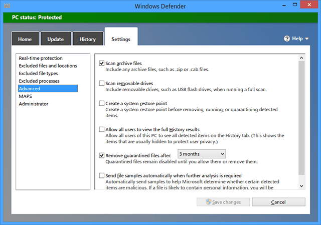 windows-difensore-screenshot-options