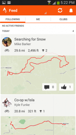 10 Strava - Feed attività