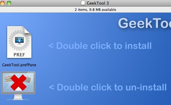 GeekTool - Visualizza le informazioni di sistema su Mac in Style 01a Installa GeekTool 3