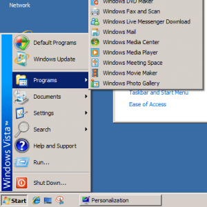 personalizza windows