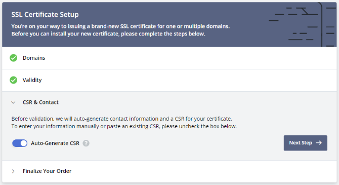 Configura il tuo certificato SSL