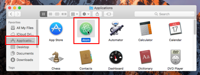 app mac installata