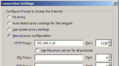 come configurare il server proxy in Ubuntu Linux