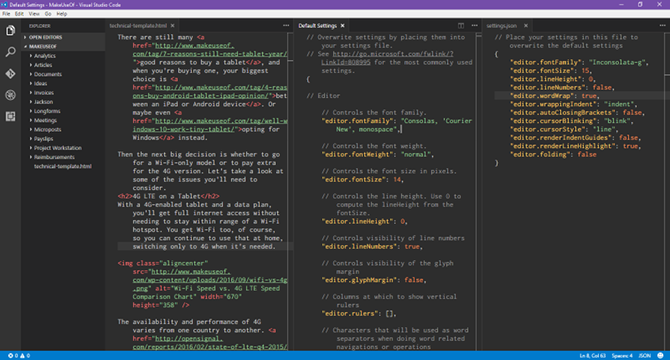 visual-studio-codice-side-by-side