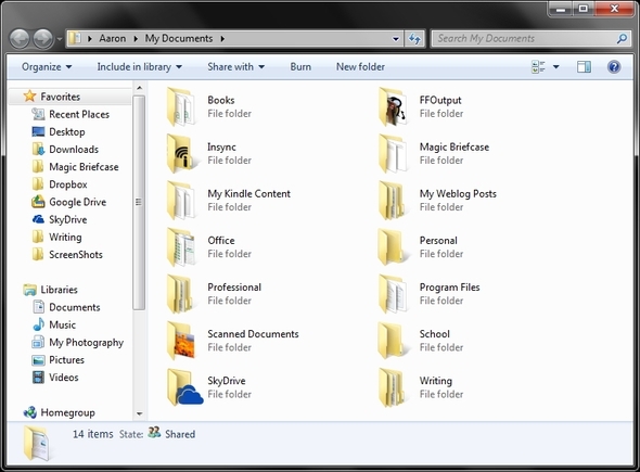 codice colore windows explorer