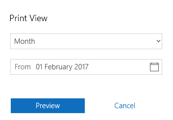 Ricarica il tuo calendario di Windows 10 con questa guida stampa app calendario Windows