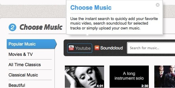 Slidely: crea facilmente presentazioni musicali dalla tua musica di immagini online