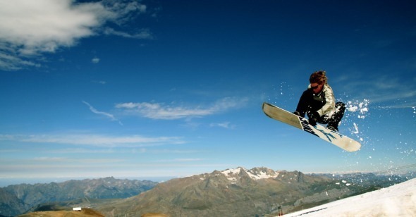 snowboard di carta da parati