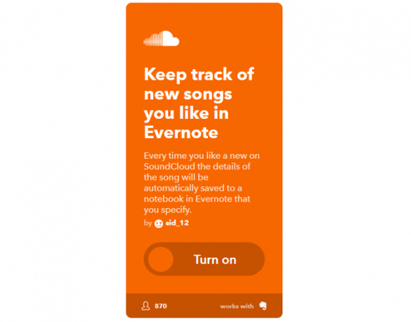 La guida IFTTT definitiva: utilizza lo strumento più potente del Web come un Pro 41IFTTT SoundCloudToEvernote
