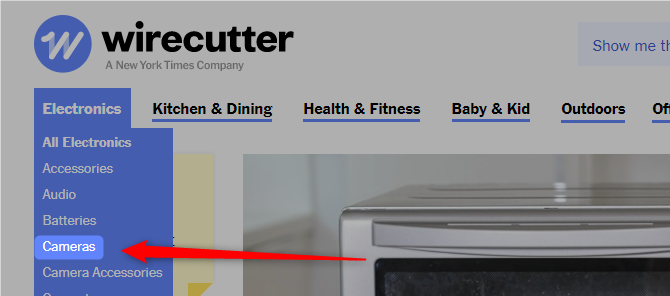 La guida allo shopping online di MakeUseOf screenshot di wirecutter shopping online 670x296