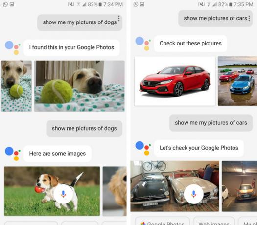 google assistant google foto