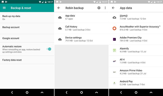 funzionalità di google android drive