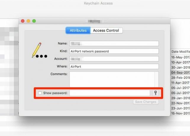show-password portachiavi-access-mac