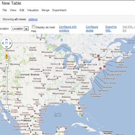 come google fusion tables