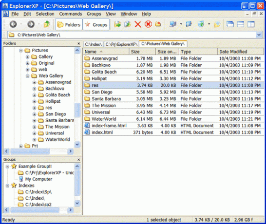 ExplorerXP - alternativa a Windows Explorer