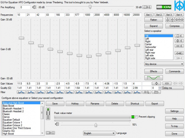 Equalizer APO per Windows 10