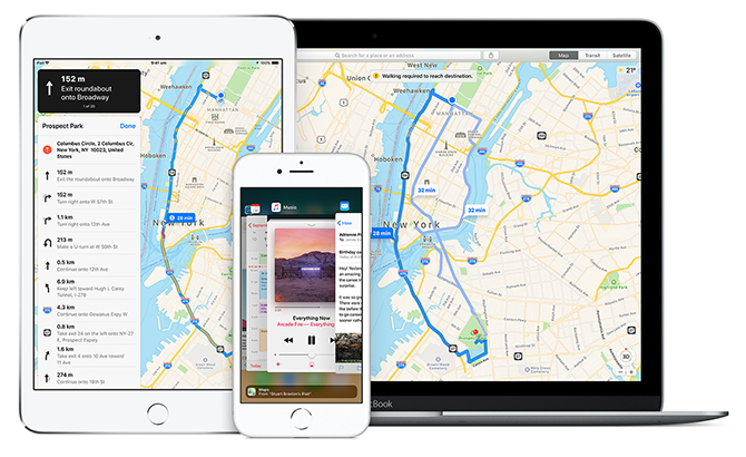 Dispositivi Apple Maps