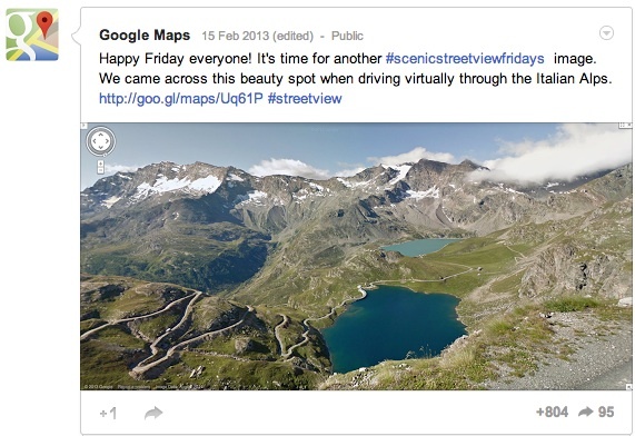 fantastiche vedute su google earth