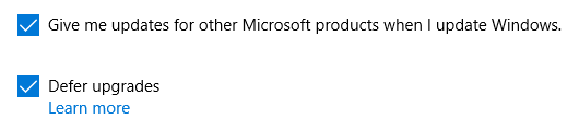 Opzioni avanzate di Windows 10