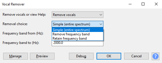 Rimuovi la voce dalla musica in Audacity