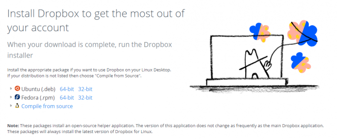 Opzioni Linux per Dropbox