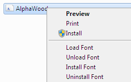 Migliora il menu contestuale di Windows Explorer con il fontload di Shell Tools