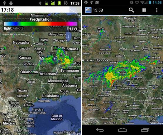 app meteo per Android