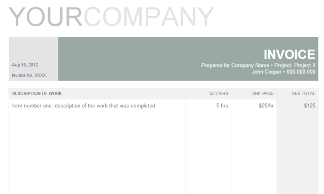 Google-Docs-Modelli-At-Work-Invoice