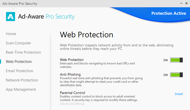 22 Ad-Aware Pro Security - Protezione Web