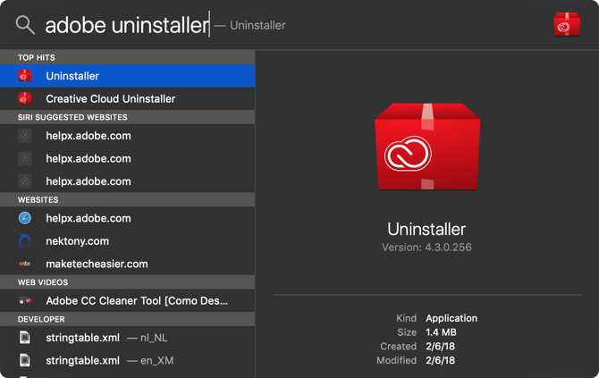 Cerca Uninstaller Mac