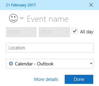 Ricarica il tuo calendario di Windows 10 con questa guida evento rapido dell'app calendario di Windows