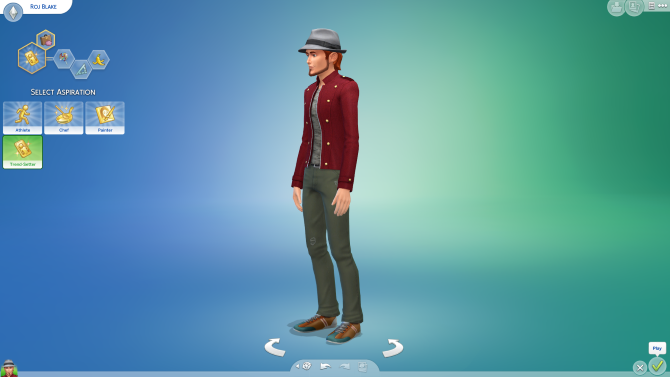 Lo strumento Crea un sim in The Sims 4