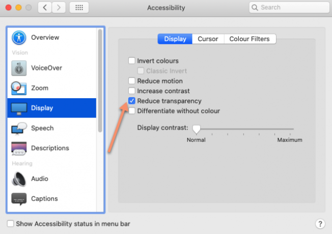 Impostazioni di accessibilità per Mac