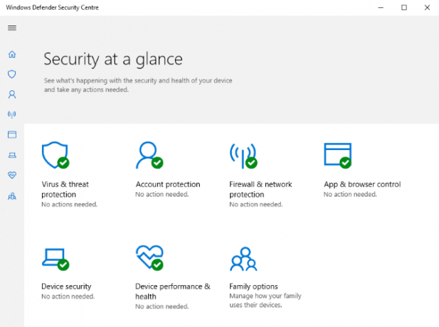 Windows Defender è accessibile dalle Impostazioni di Windows