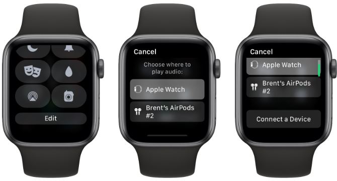 AirPods di Apple Watch