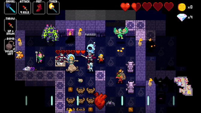 cripta del necrodancer ios roguelike