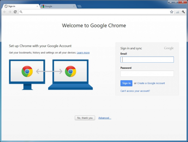 Questa è una schermata di uno dei migliori browser Windows. Si chiama browser Google Chrome