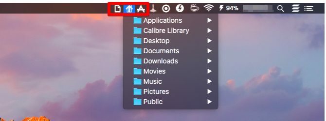 xmenu-Mac App della barra dei menu