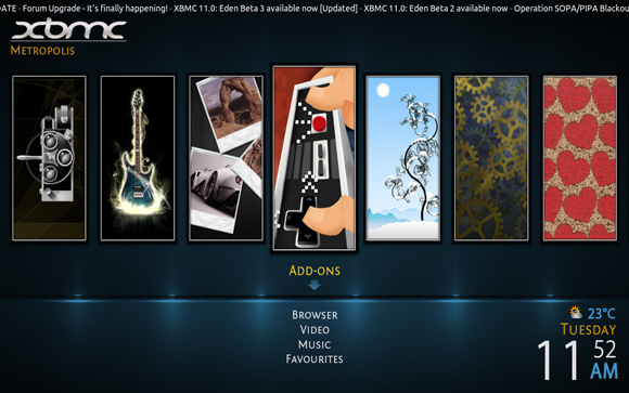 6 skin gratuite più cool per il tuo XBMC Media Center metropolis4