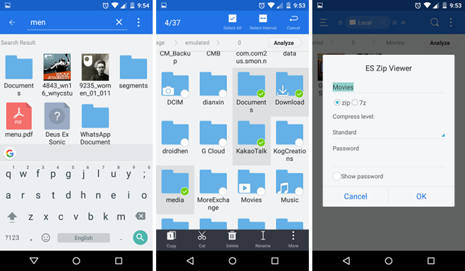 ES File Explorer: è il miglior file manager per Android? es funzionalità di base di esploratore di file