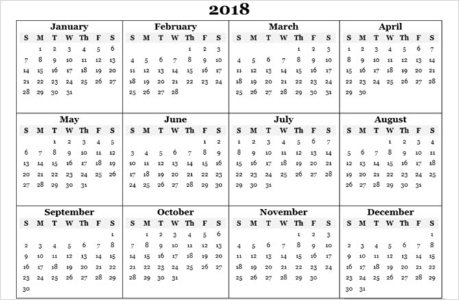 migliori modelli di calendario di Microsoft Office